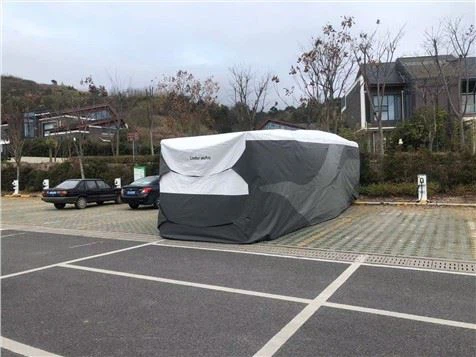Dupont Tyvek Fabric RV Cover Flying Dove Design